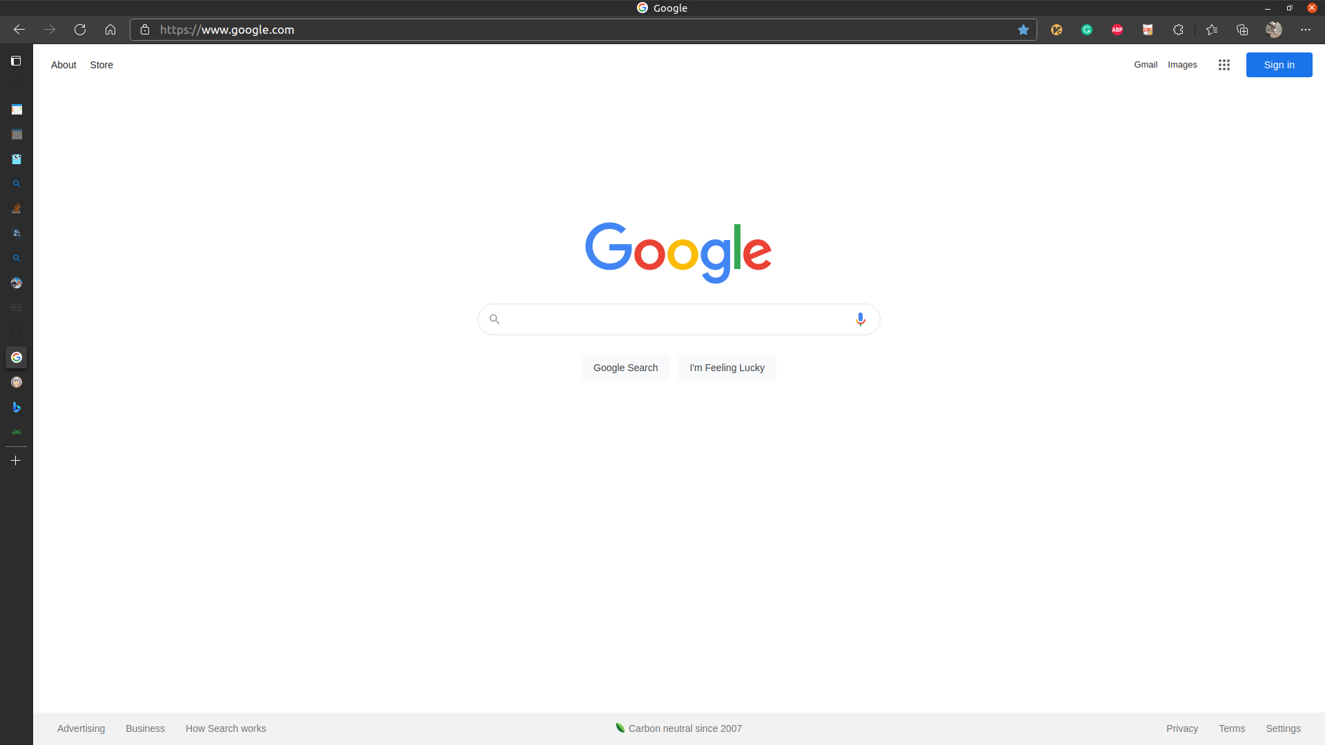 access google in explorer